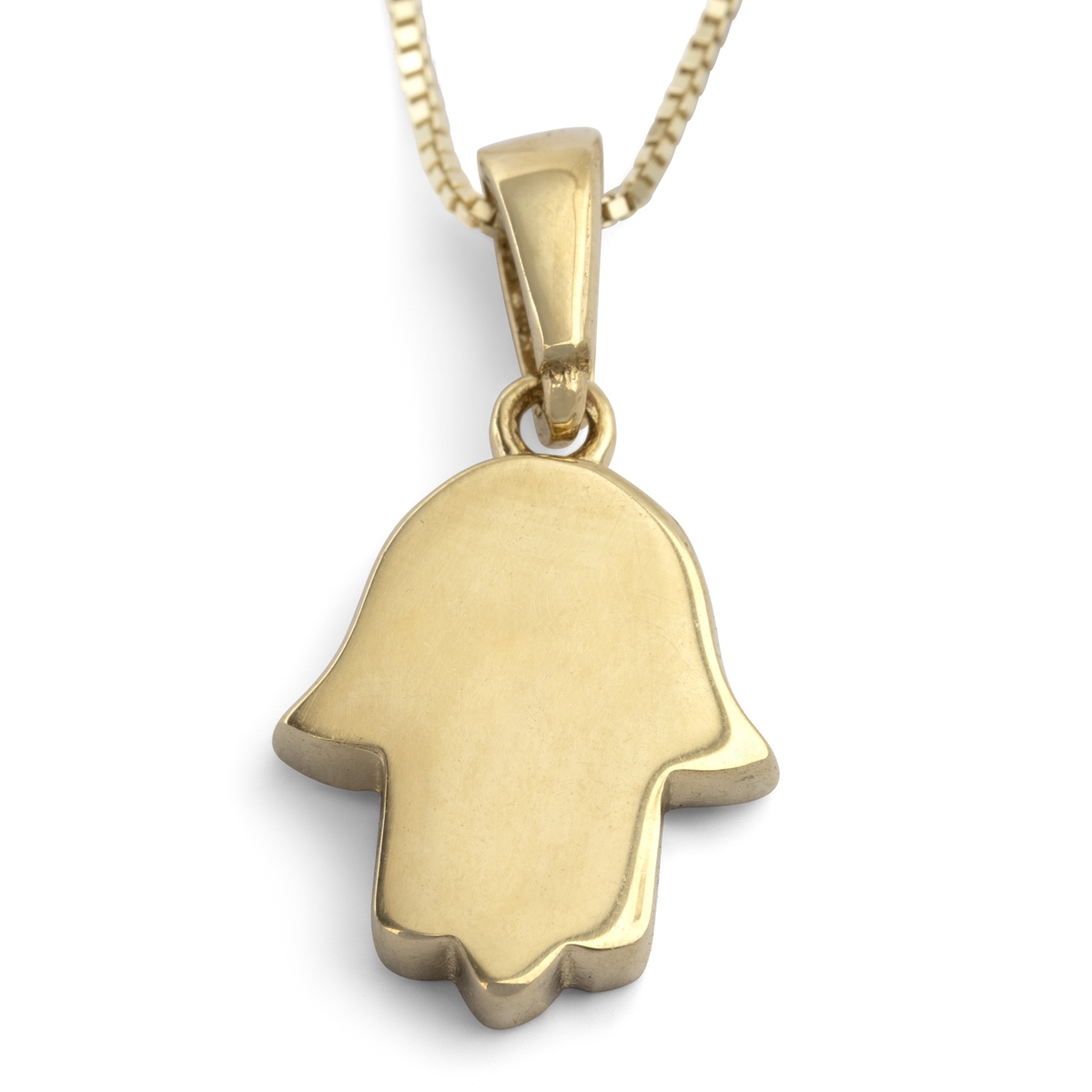 14K Gold Hamsa Pendant Necklace (Choice of Colors), Jewelry | Judaica  Webstore