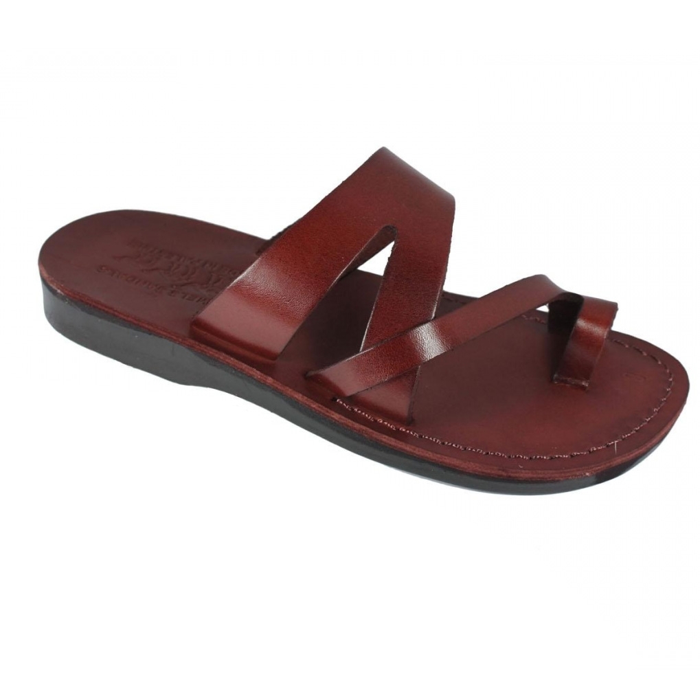 Neria Handmade Leather Unisex Sandals, Clothing | Judaica Web Store