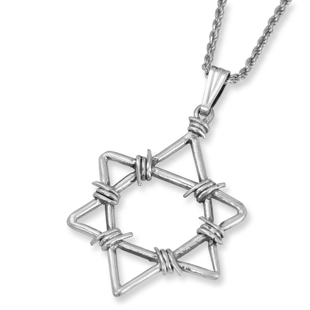 Rafael Jewelry Silver Wire Star of David Pendant, Jewish Jewelry | Judaica  WebStore