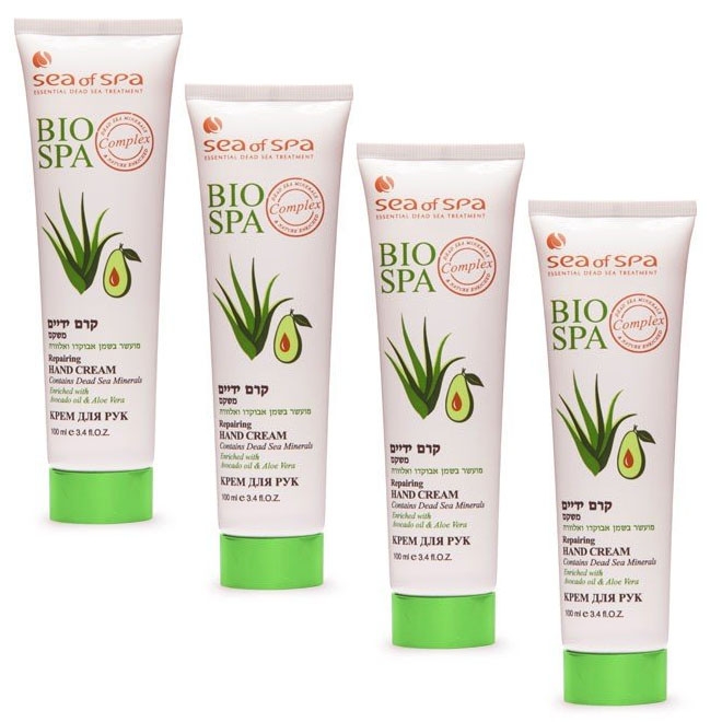 Pack of Four Bio Spa Hand Creams With Avocado Oil & Aloe Vera: Buy Three,  Get The Fourth For Free!, Dead Sea Cosmetics | Judaica Webstore